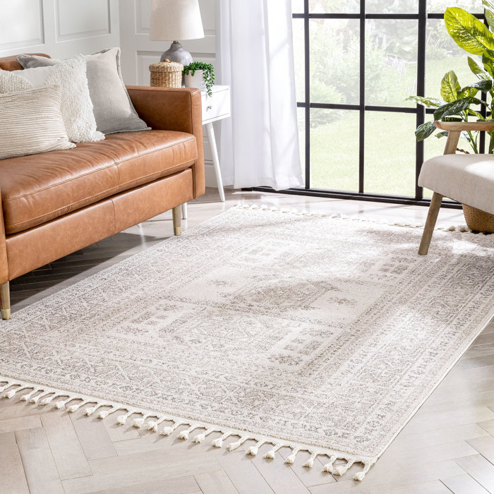 Well Woven LoopDeLoop Looped/Hooked Performance Beige Rug & Reviews Wayfair